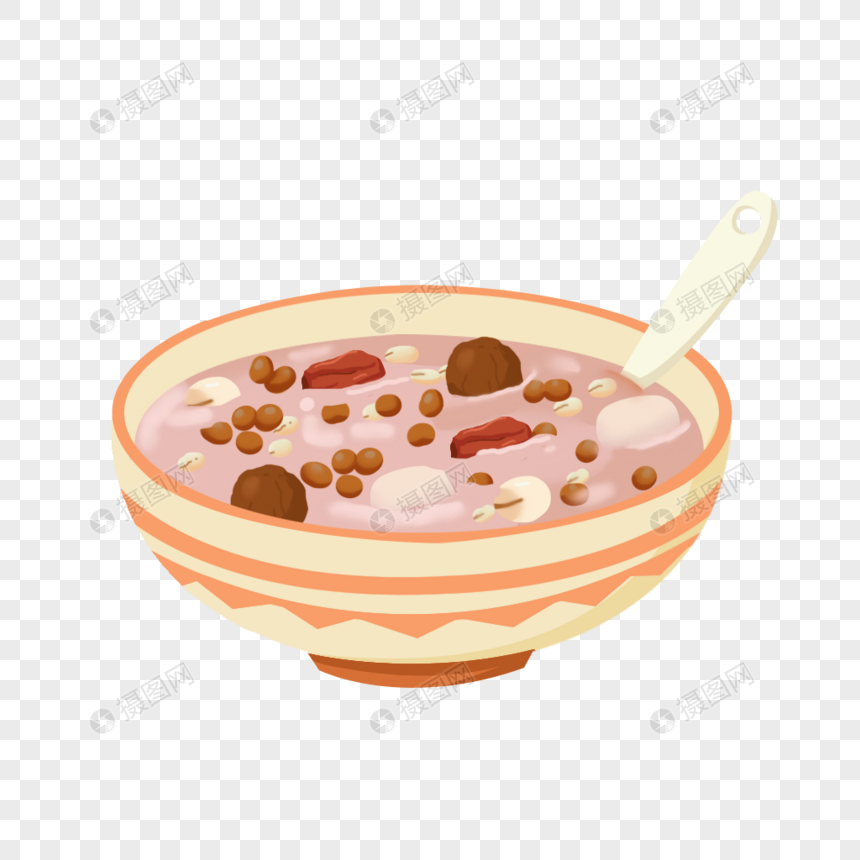 Laba Festival Laba Congee Cartoon Elements PNG Image And Clipart Image