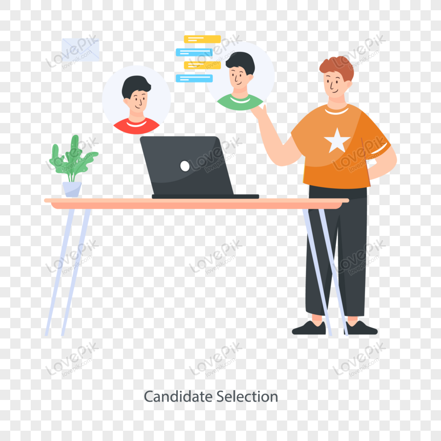 Proceso De Selecci N De Candidatos En M Quinas Vectoriales Planas Png