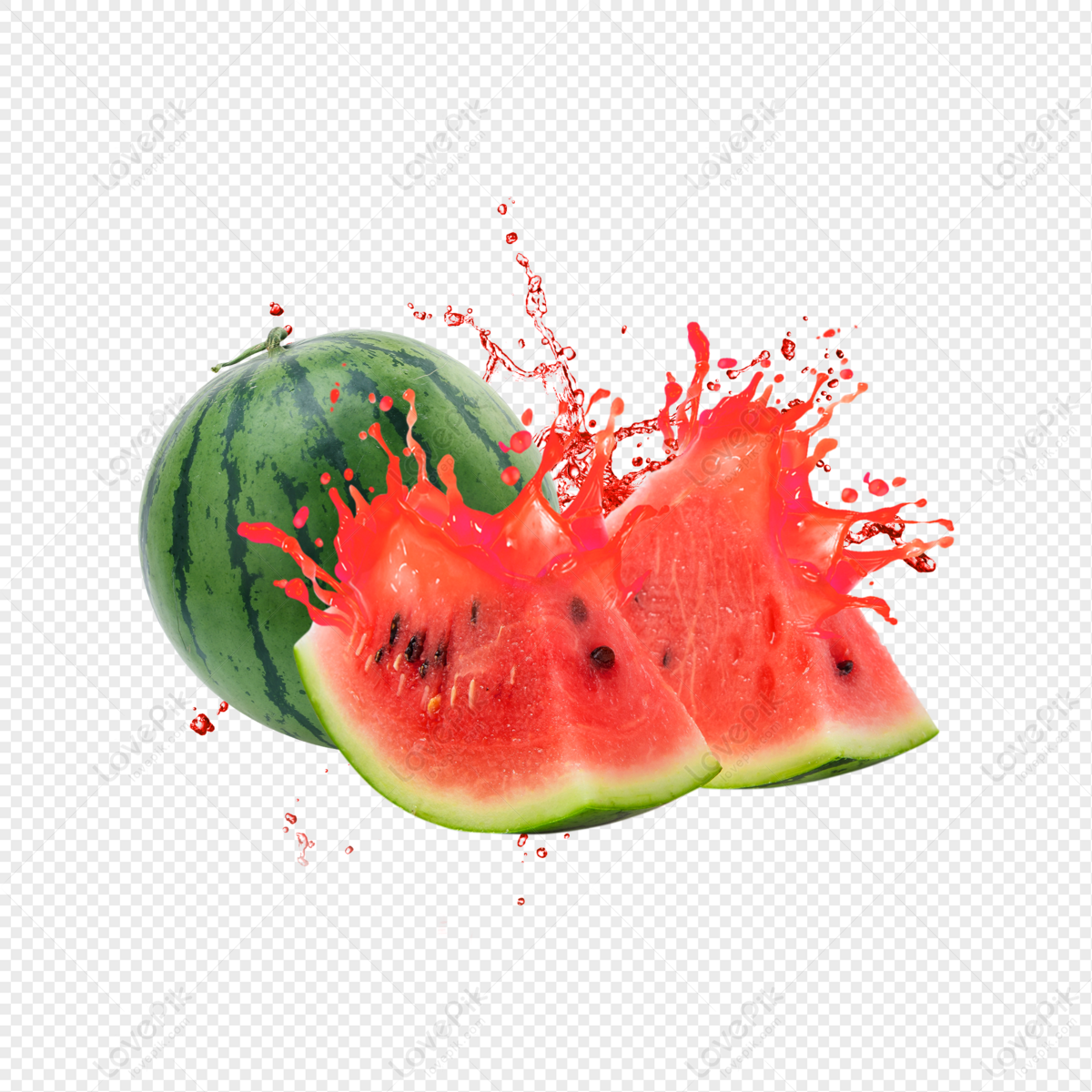 Watermelon Splashing Watermelon Splash Color Splash Watermelon Juice