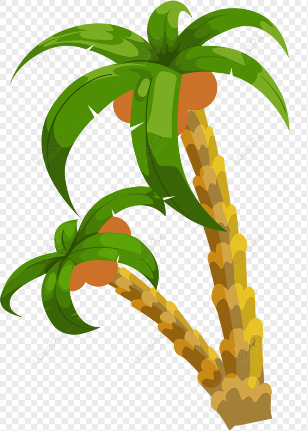 Coconut Tree Leaf Tree Dark Tree Transparent Tree PNG Transparent