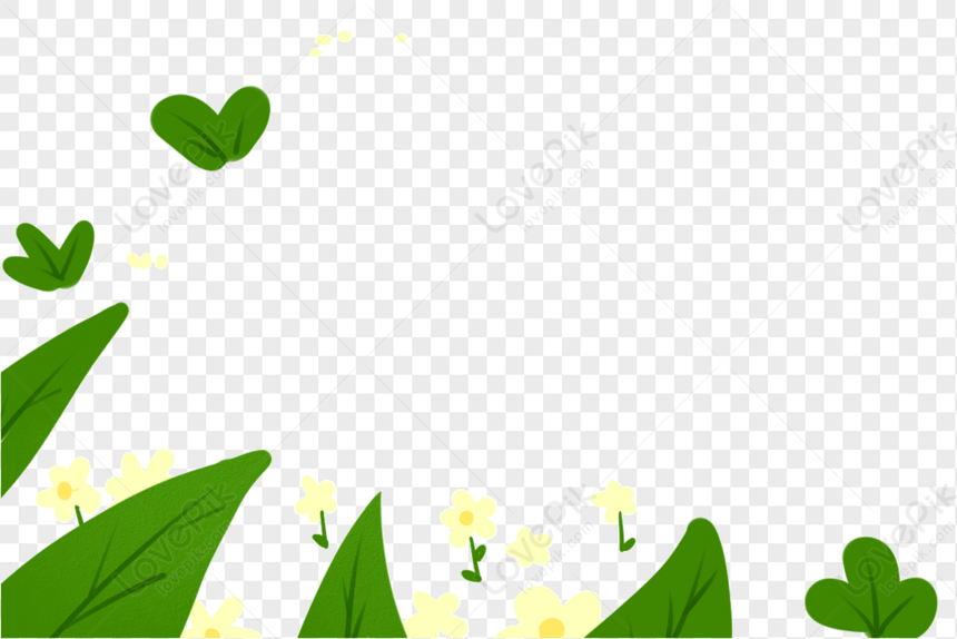 Hand Painted Leaves Leaves Yellow Green Leaves Flower Leaves Png