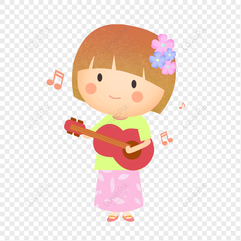 Chica Tocando La Guitarra PNG Imágenes Gratis Lovepik