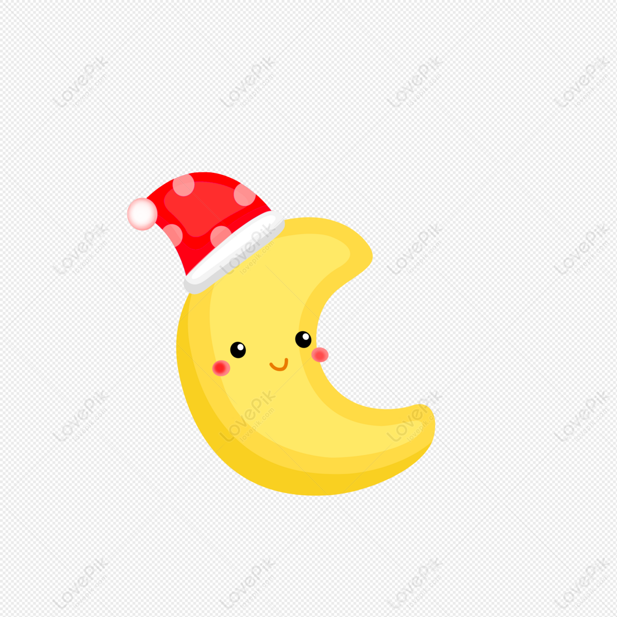 The Moon In A Goodnight Hat Png Transparent Image And Clipart Image For