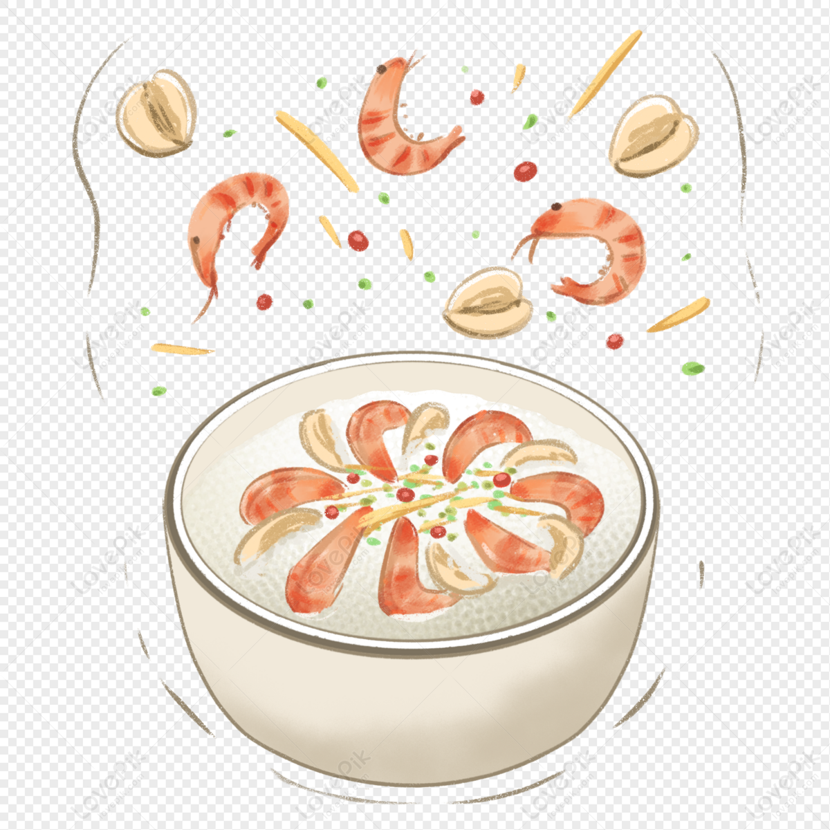 Gourmet Nutrition Seafood Porridge Free Png And Clipart Image For Free