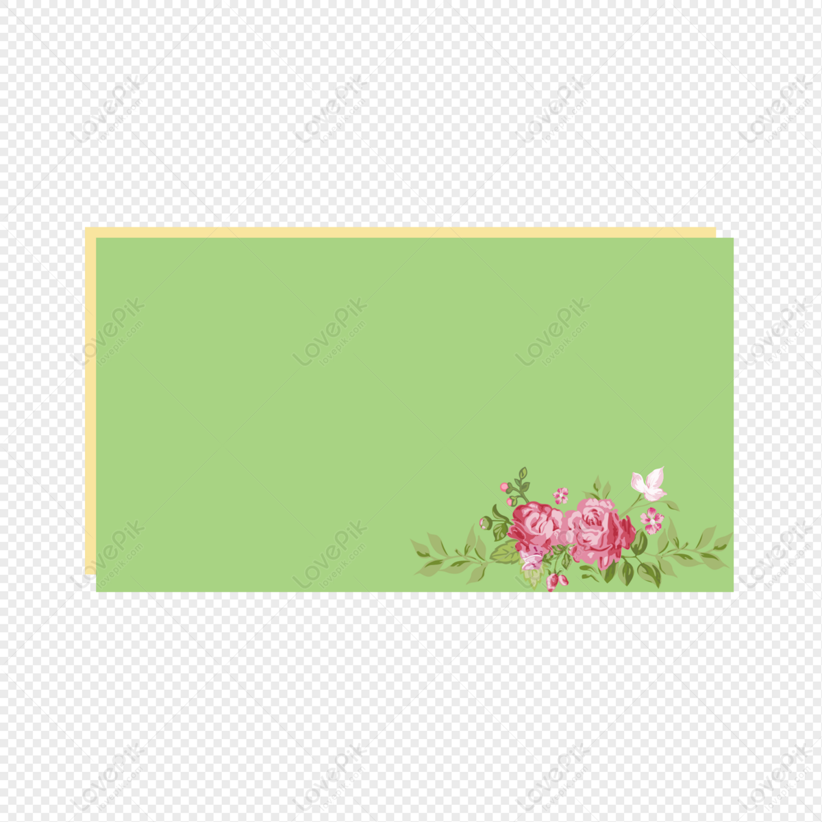 Small Fresh Floral Border Floral Border Small Floral Fresh Border