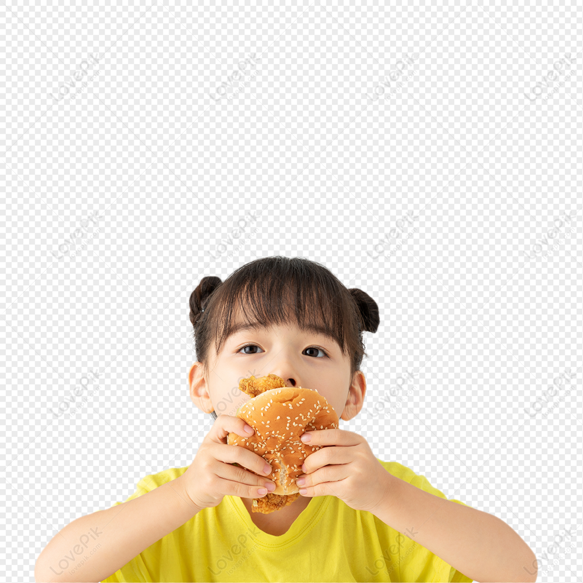 Ni A Feliz Comiendo Hamburguesa Png Im Genes Gratis Lovepik