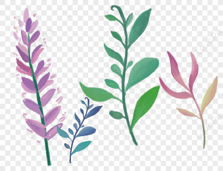 Hand Painted Leaves Green Leaves Leaves Watercolor Leaves Vector Png