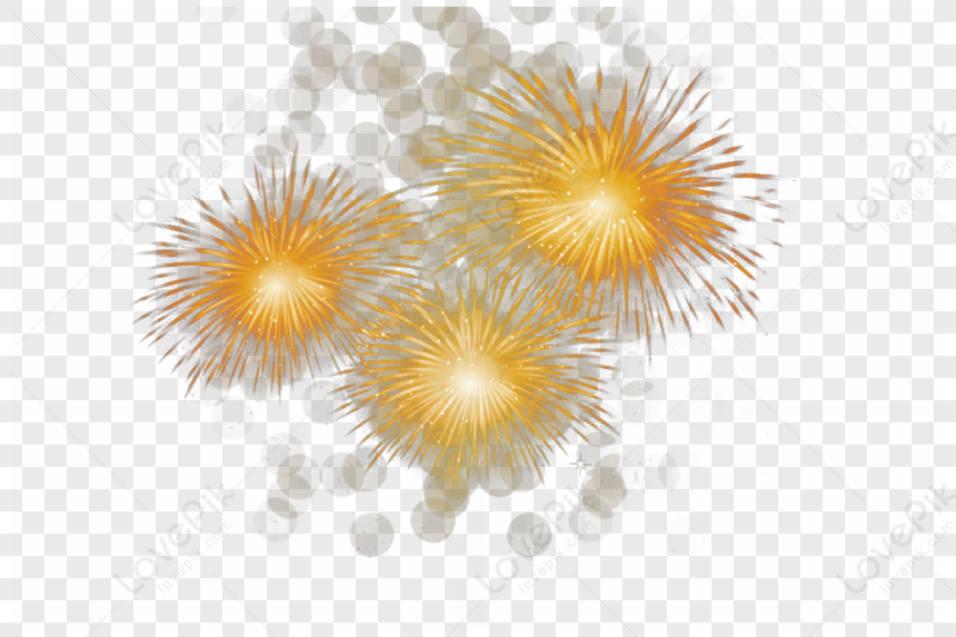 Fuegos Artificiales Amarillos PNG Imágenes Gratis Lovepik