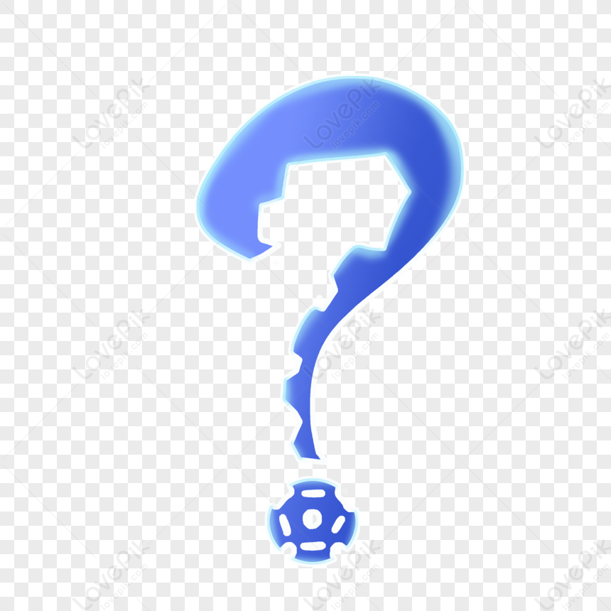 Signo De Interrogación Azul Creativo PNG Imágenes Gratis Lovepik