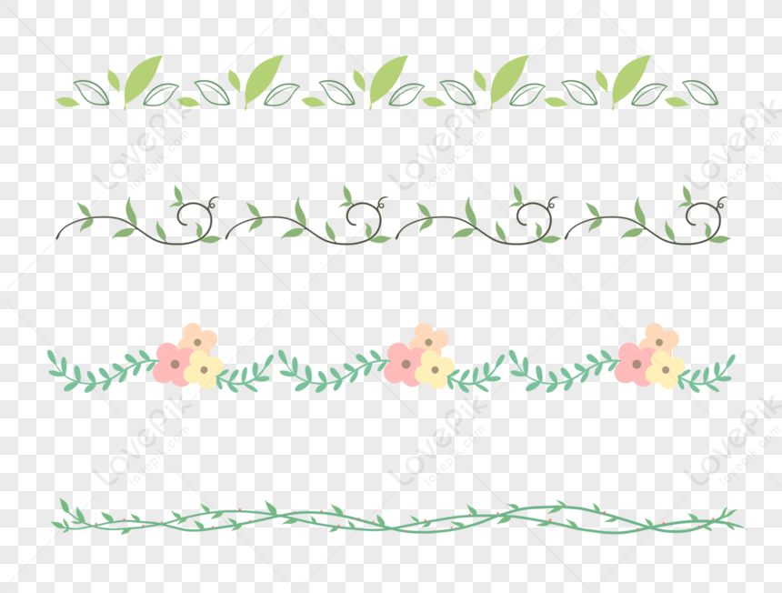 Green Plant Dividing Line Png Hd Transparent Image And Clipart Image