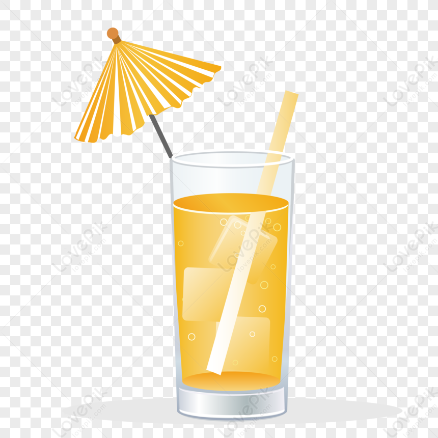 Ai Summer Cool Cold Drink Vector Beverage Drink Drink Umbrella