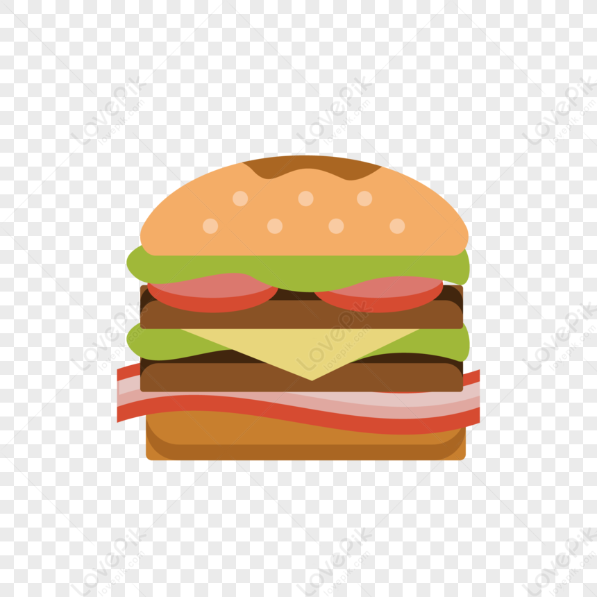 Burger Burger Silhouette Burger PNG Snack PNG Image And Clipart