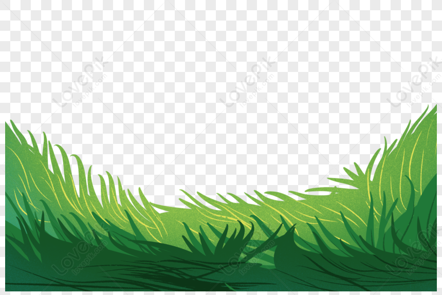 Lawn Hand Painted Lawn Lawn Elements Spring PNG Hd Transparent Image