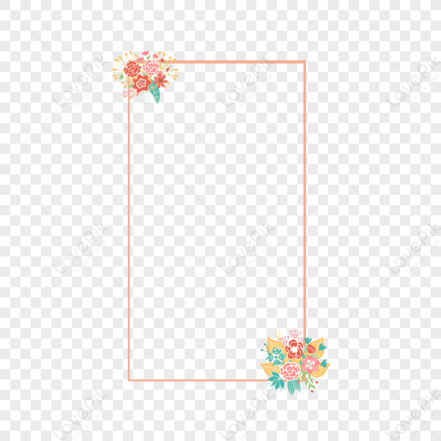 Small Fresh Floral Border Small Fresh Fresh Simple Free PNG And