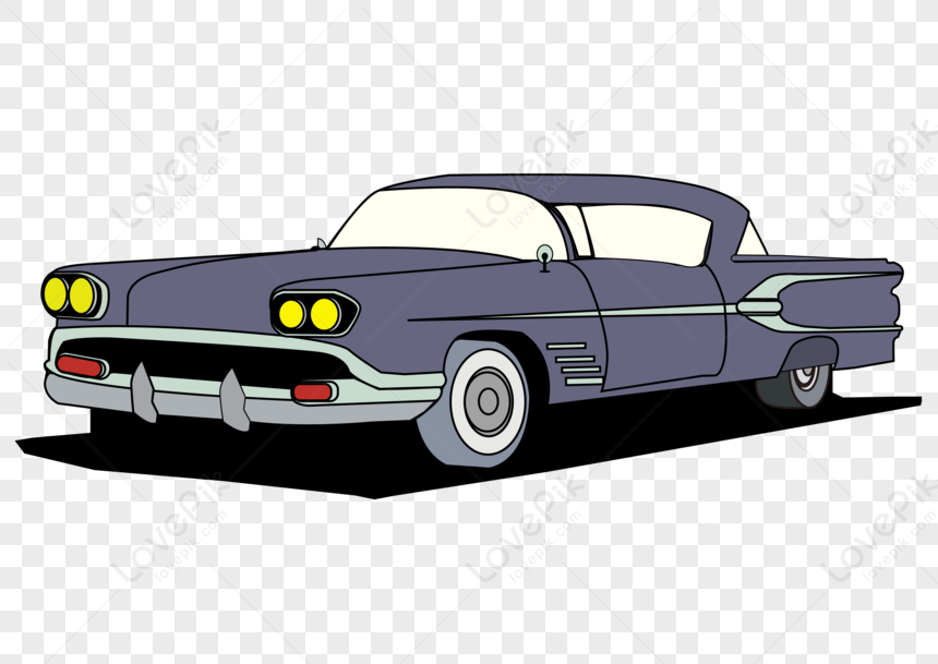 Hand Drawn Cartoon Car Transport Vector Material Png Image Free