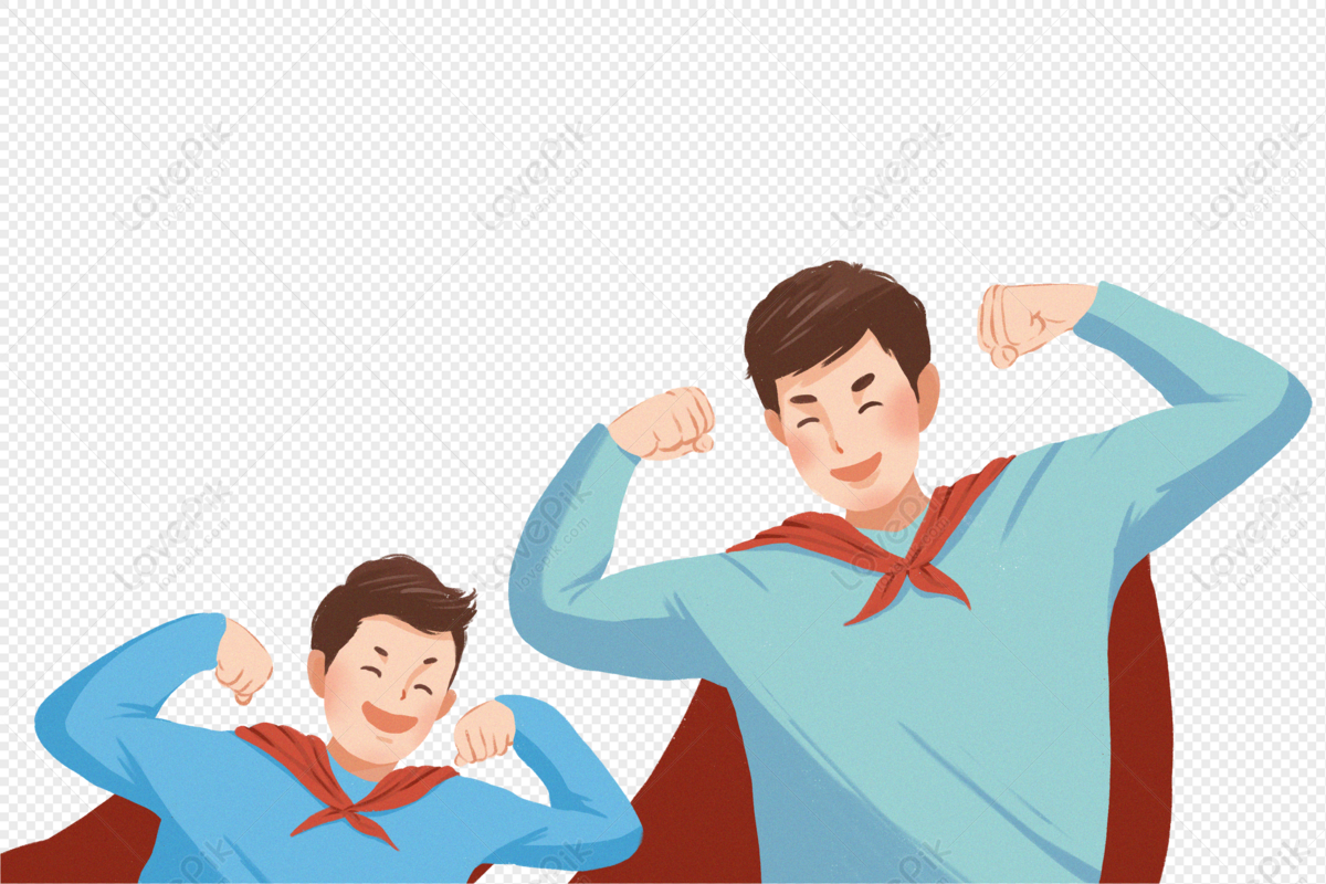 Superman Padre E Hijo PNG Imágenes Gratis Lovepik