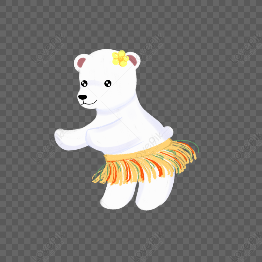 Cute Polar Bear Tumatalon Samba Larawan Numero Ng Graphics Format Ng