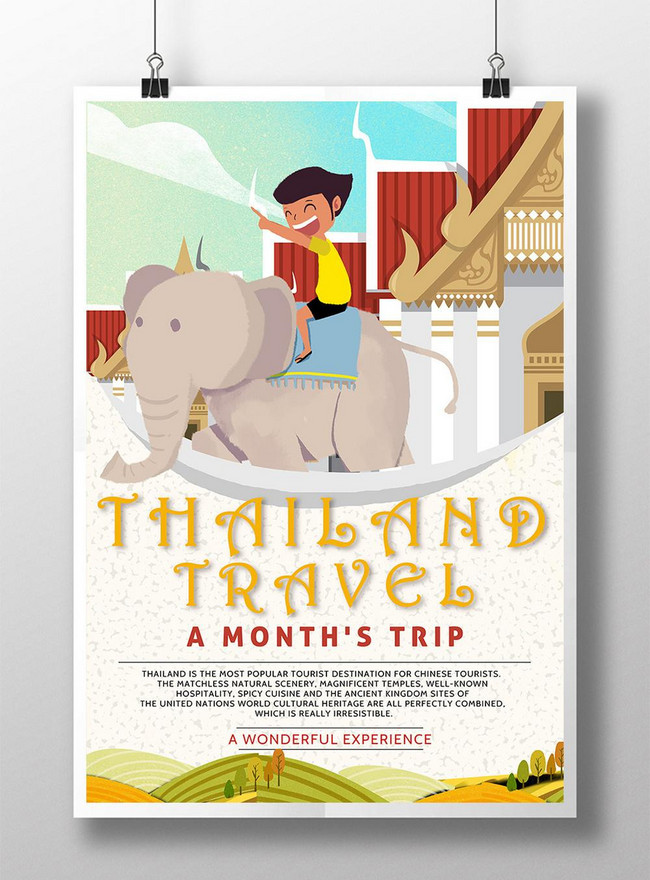 Template Poster Pariwisata Thailand Untuk Diunduh Gratis Lovepik