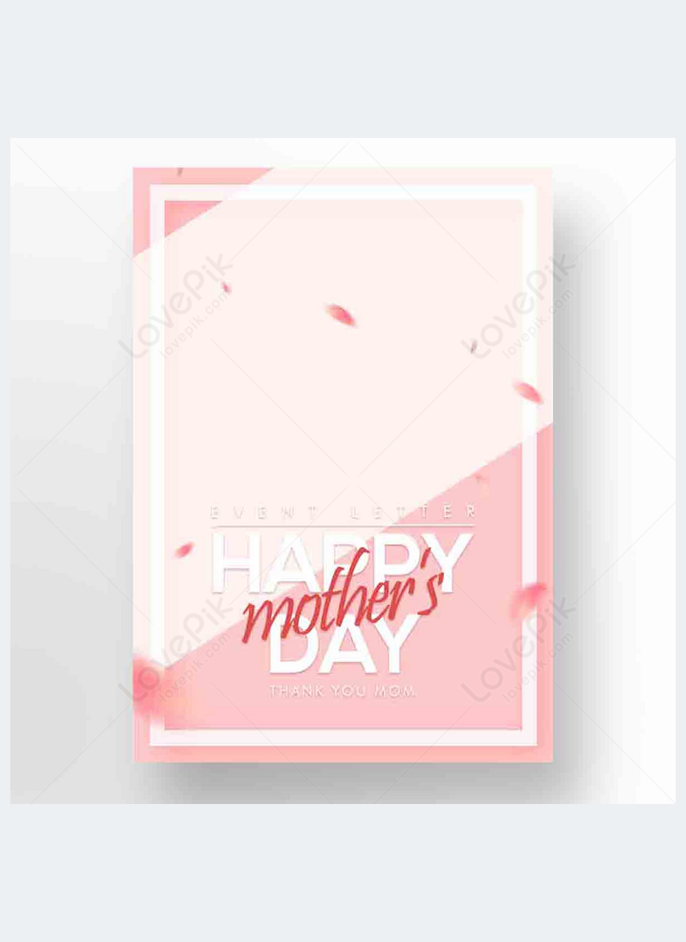 Fresh And Beautiful Happy Mothers Day Promotional Greeting Card