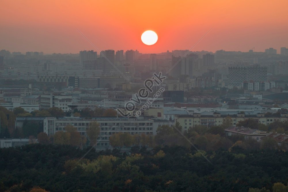 Vista A Rea De Minsk La Capital De Bielorrusia Foto Descarga