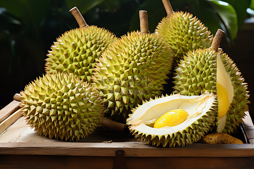 Produce Of Beautiful Durian From The Orchard Picture And HD Photos