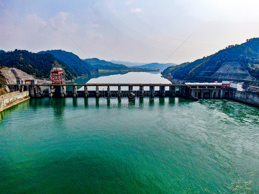 Aerial Photography Ng State Grid Water Conservancy Project Ng Hunan