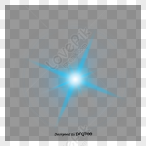 Blue Fresh Shining Light Effect Element Shine Effects Light Png