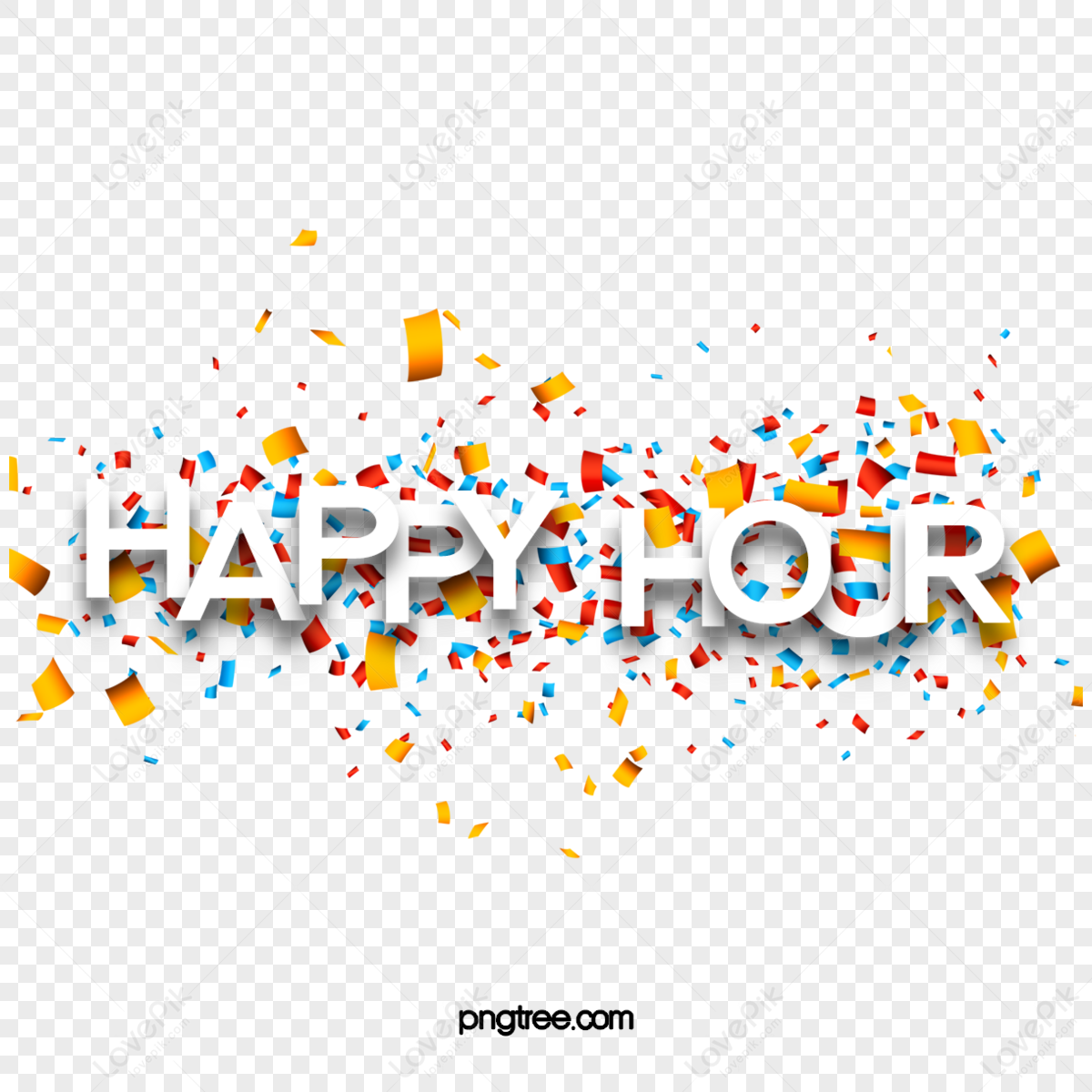 Beautiful Colorful Confetti Font Design Colored Paper Scrap Festive