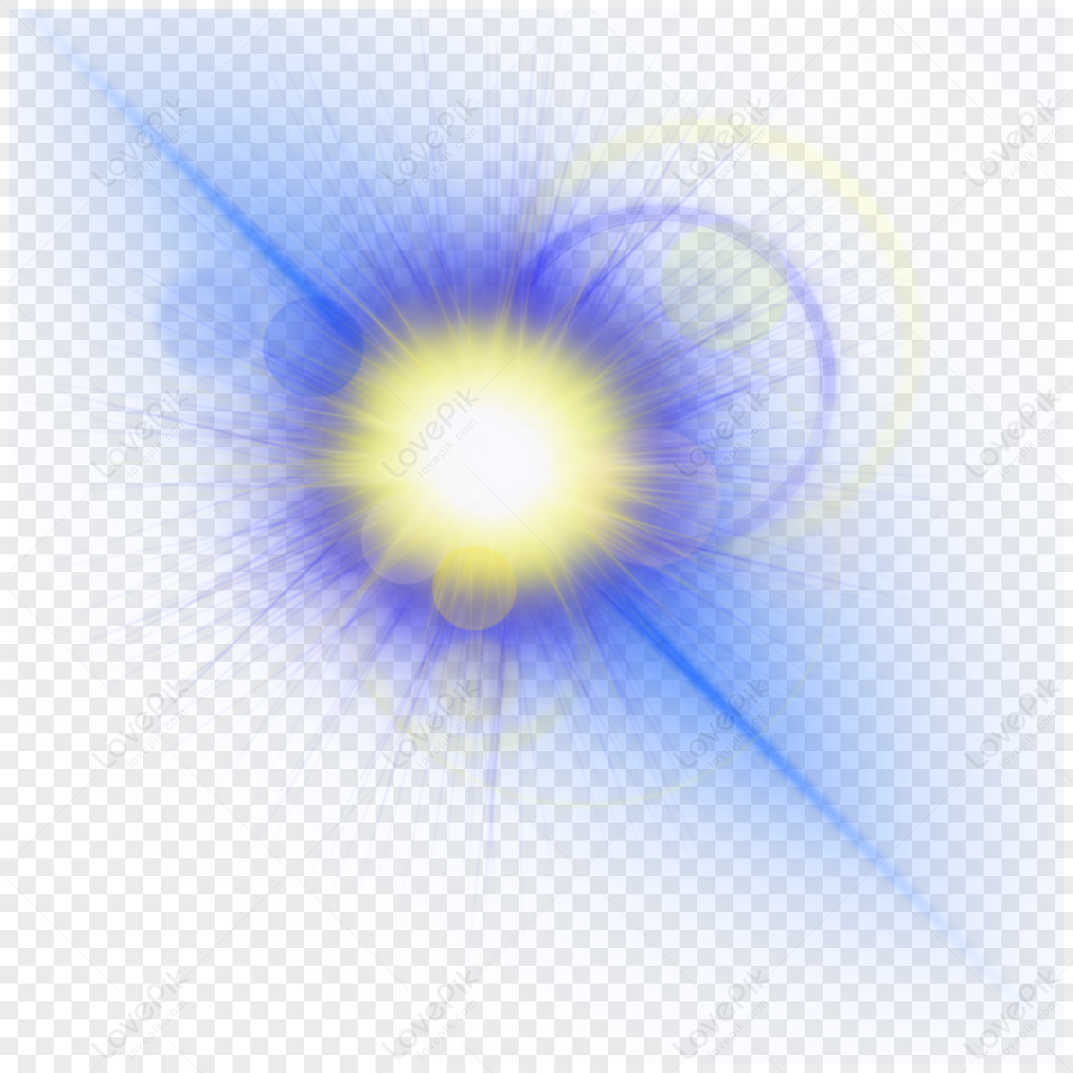 Blue Purple Aperture Halo Ray Effect Light Effect Blue Effects Rays Png