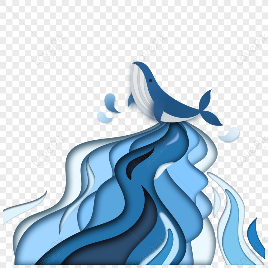 Elemento Océano Ballena Azul PNG Imágenes Gratis Lovepik