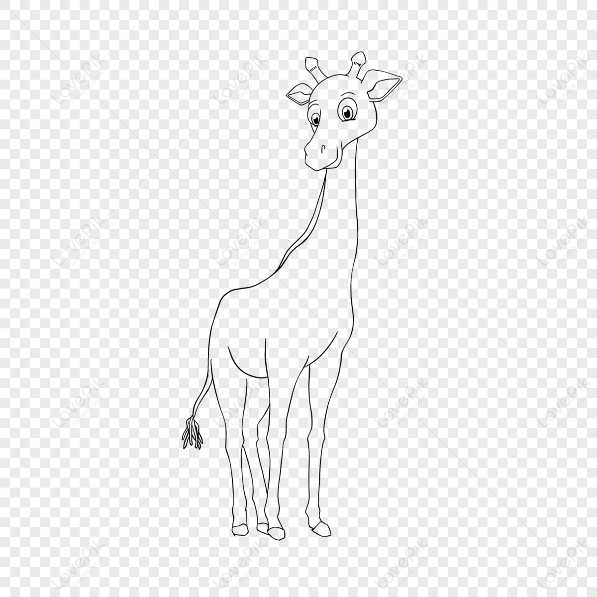 Giraffe Clipart Black And White Giraffe Clipart Black And White PNG