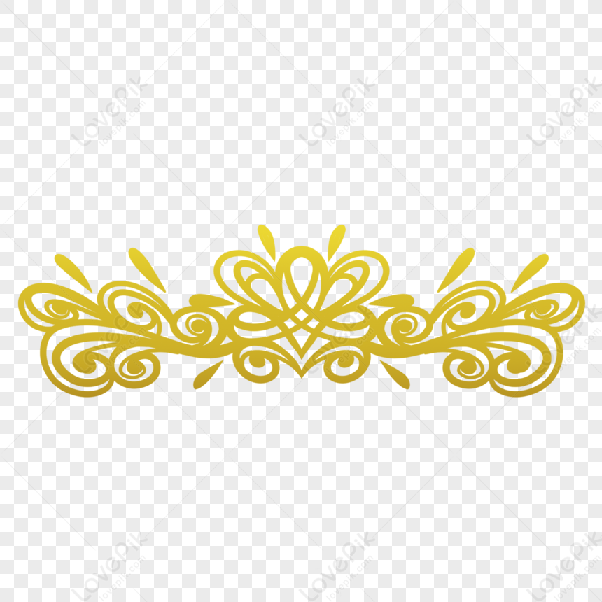 Golden European Texture Pattern Border Patterned Border Frame Classic