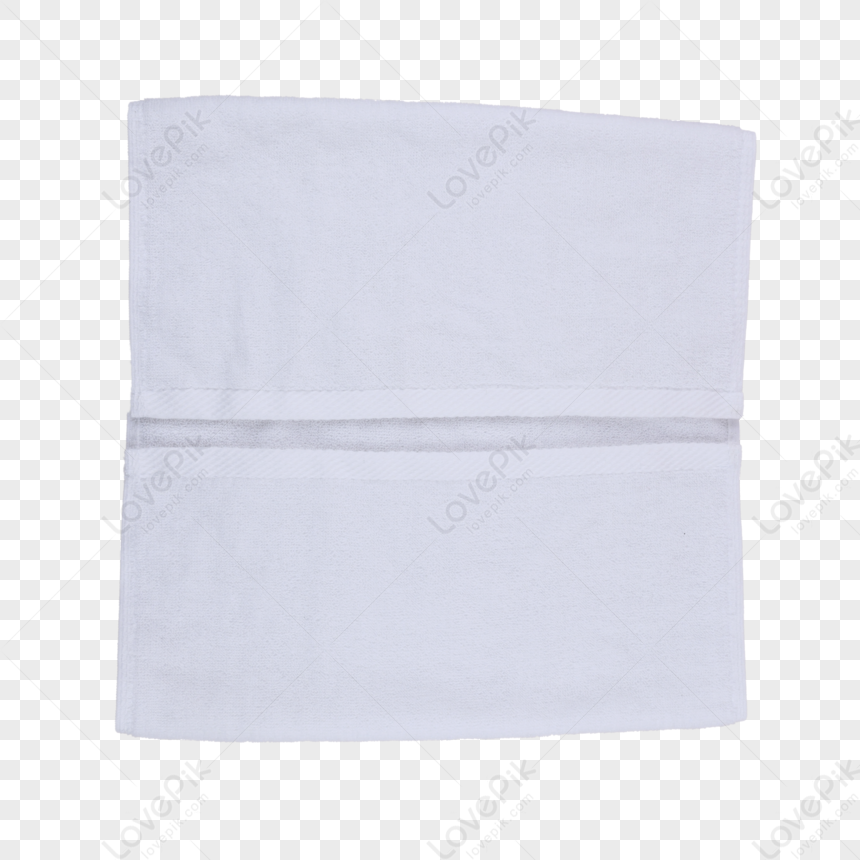 Folded And Wiped Fiber Sanitary White Towel Tints And Shades Folding