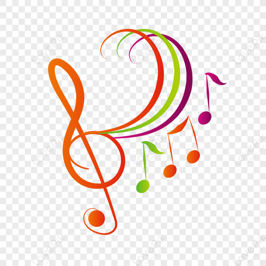 Notas Musicales Coloridas Colorido M Sica Png Im Genes Gratis Lovepik