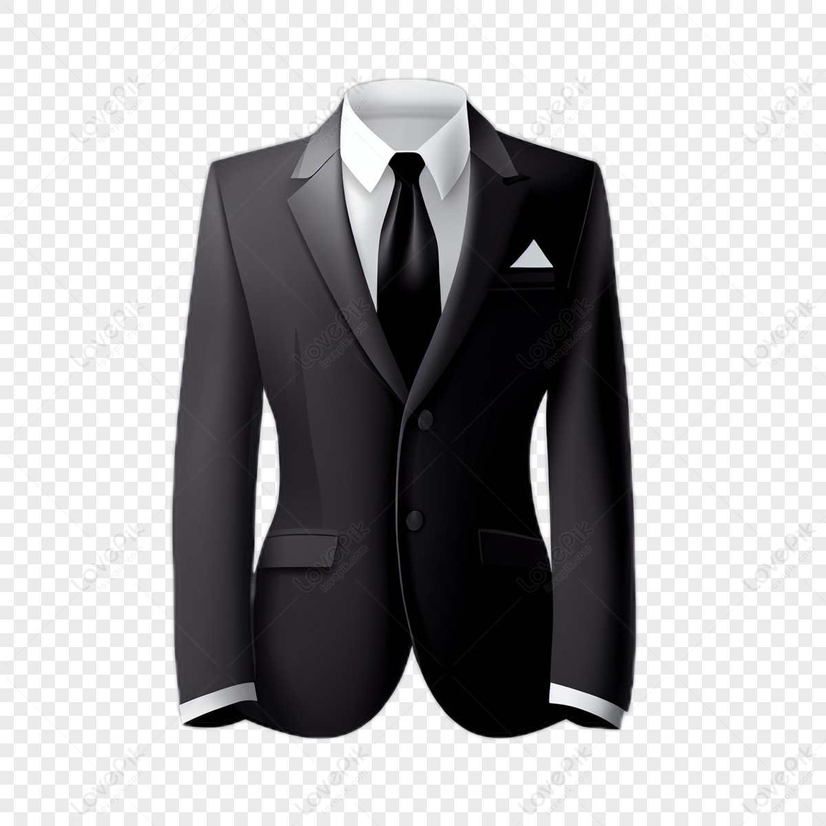 Suit Black Suit Black Tie White Shirt Suits Black Suit Png Image Free