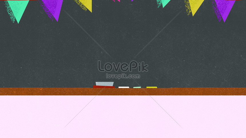 School Classroom Blackboard Board Slogan Background Download Free | Banner  Background Image on Lovepik | 605550373