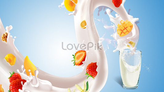 Milk Background Images, 600+ Free Banner Background Photos Download -  Lovepik