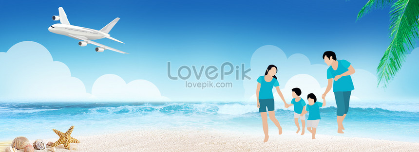 Creative Synthetic Family Travel Download Free | Banner Background Image on  Lovepik | 605662235