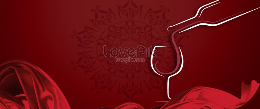 Красное вино линии признательность красное вино баннер фон изображение_Фото  номер 605678281_PSD Формат изображения_ru.lovepik.com