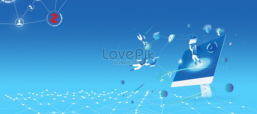 Gradient Technology Computer Banner Background Download Free | Banner  Background Image on Lovepik | 605682076