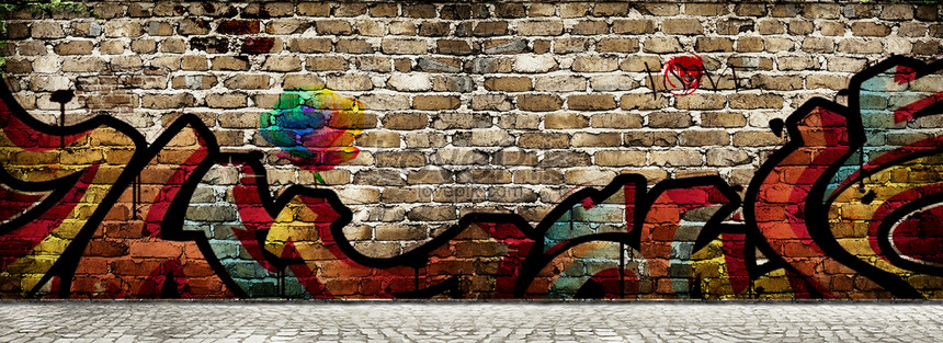 Creative Synthetic Graffiti Wall Background Download Free | Banner  Background Image on Lovepik | 605682967