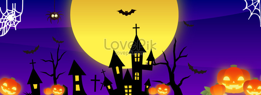 Hình Nền Halloween Hoạt Hình Nền Tím, HD và Nền Cờ đẹp bằng phẳng, đơn  giản, phim hoạt hình để Tải Xuống Miễn Phí - Lovepik