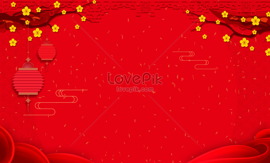 Photo De Style Rouge Nouvel An Fond Rouge Numero De L Image Format D Image Psd Fr Lovepik Com