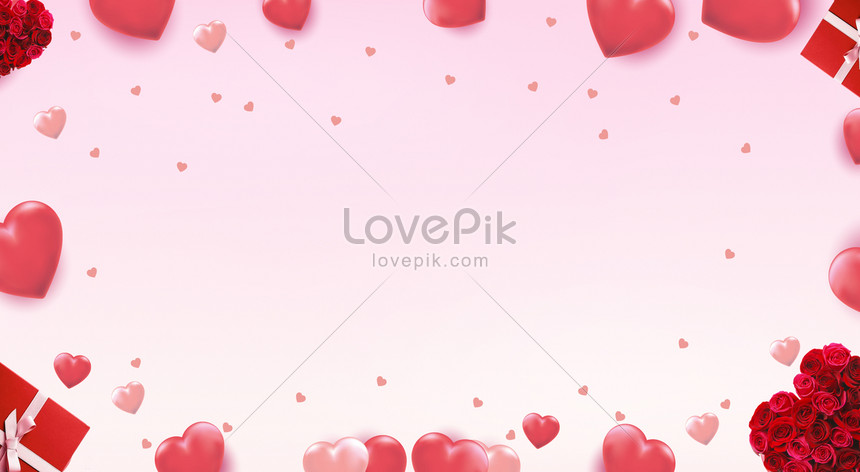 バレンタインデーの背景イラストピンクイメージ 背景 Id Prf画像フォーマットpsd Jp Lovepik Com