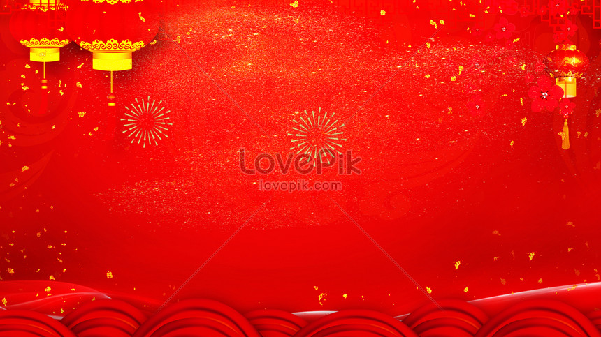 Happy New Year Red Background Backgrounds Image Picture Free Download 605804051 Lovepik Com