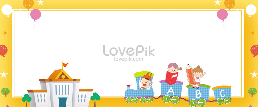 Cartoon Wind School Season Kindergarten Poster Background Download Free |  Banner Background Image on Lovepik | 605822191