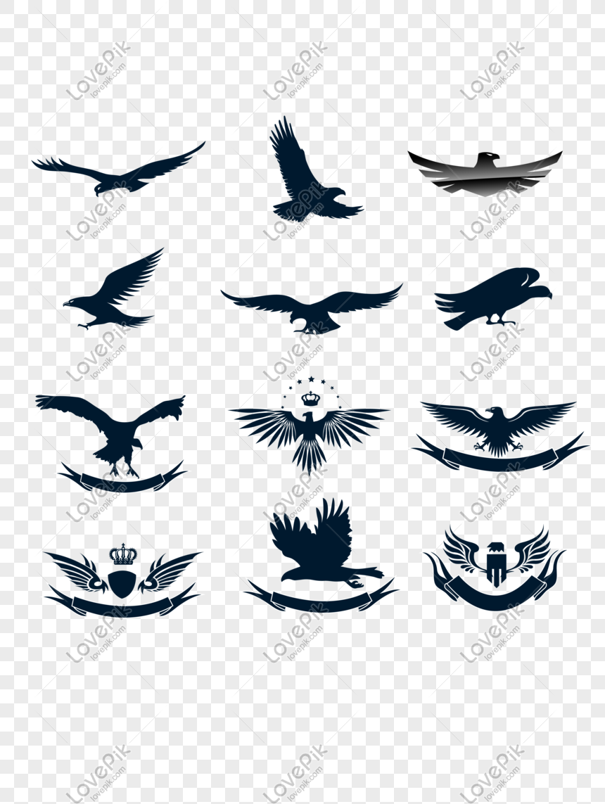 Logo Eagle Graphic design, eagle, animals, computer, monochrome png |  PNGWing