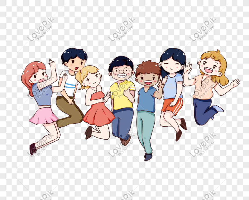 Hand Painted Cartoon International Friendship Day Photo PNG Free Download  And Clipart Image For Free Download - Lovepik | 610985333