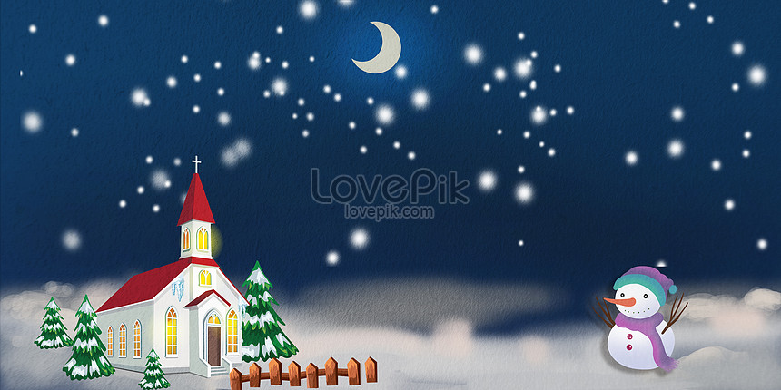 クリスマスイブ手描きイラストイメージ 図 Id Prf画像フォーマットpsd Jp Lovepik Com