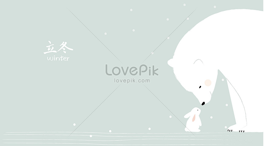 冬の動物の暖かいイラストイメージ 背景 Id Prf画像フォーマットai Jp Lovepik Com